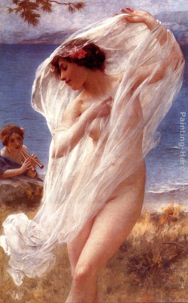 Charles Amable Lenoir A Dance By The Sea